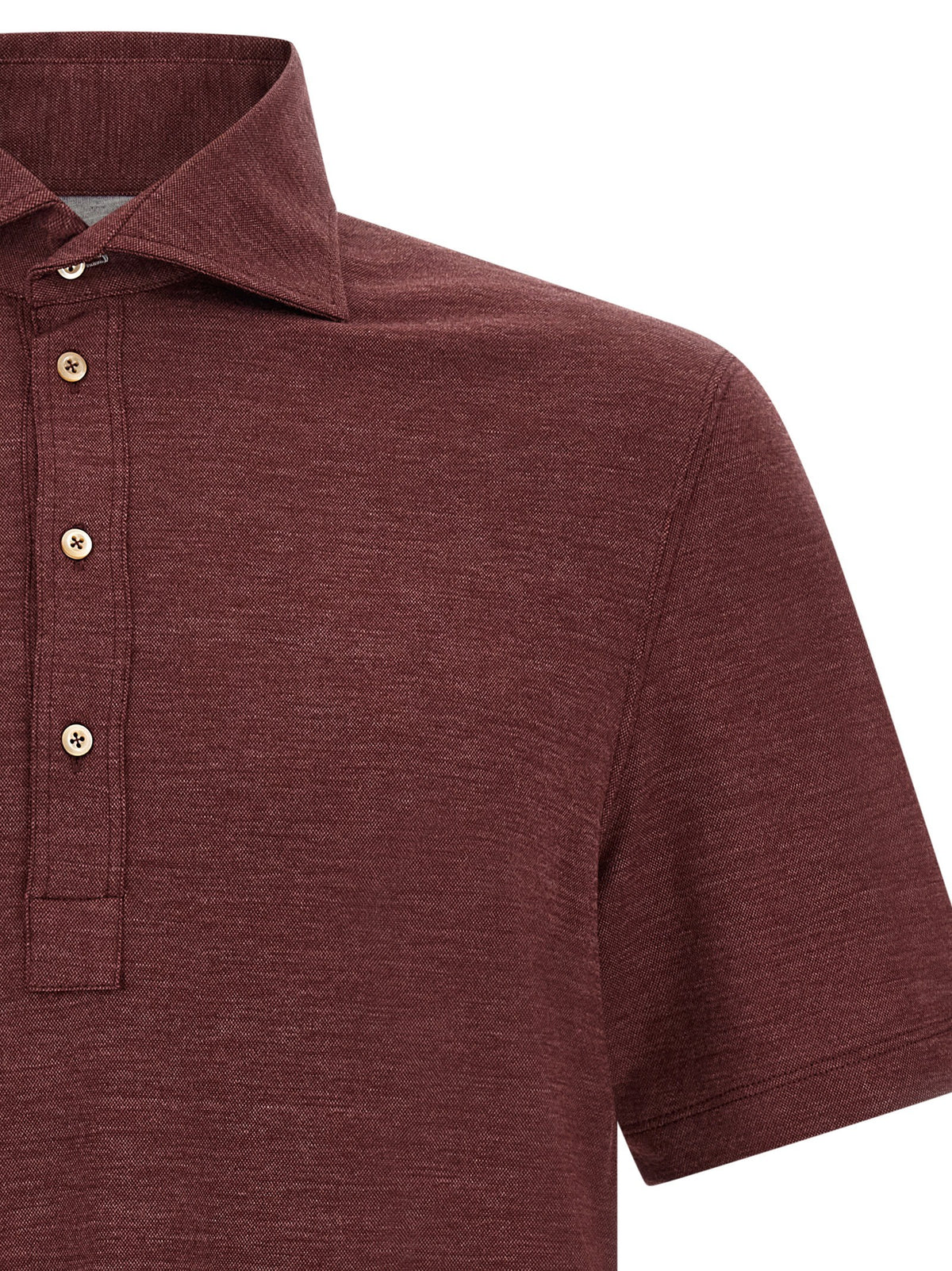 French collar polo shirt