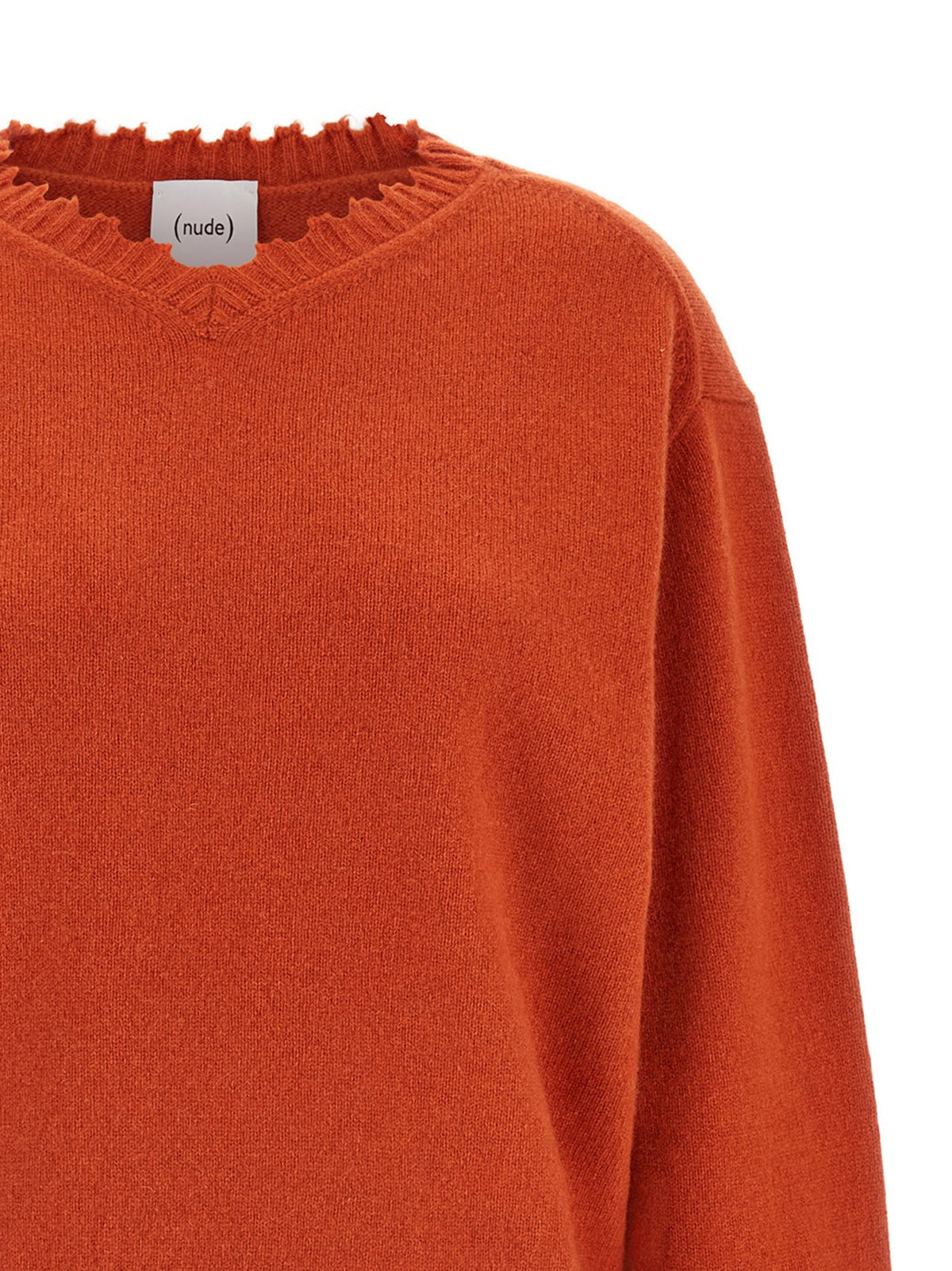 Fringed hem sweater