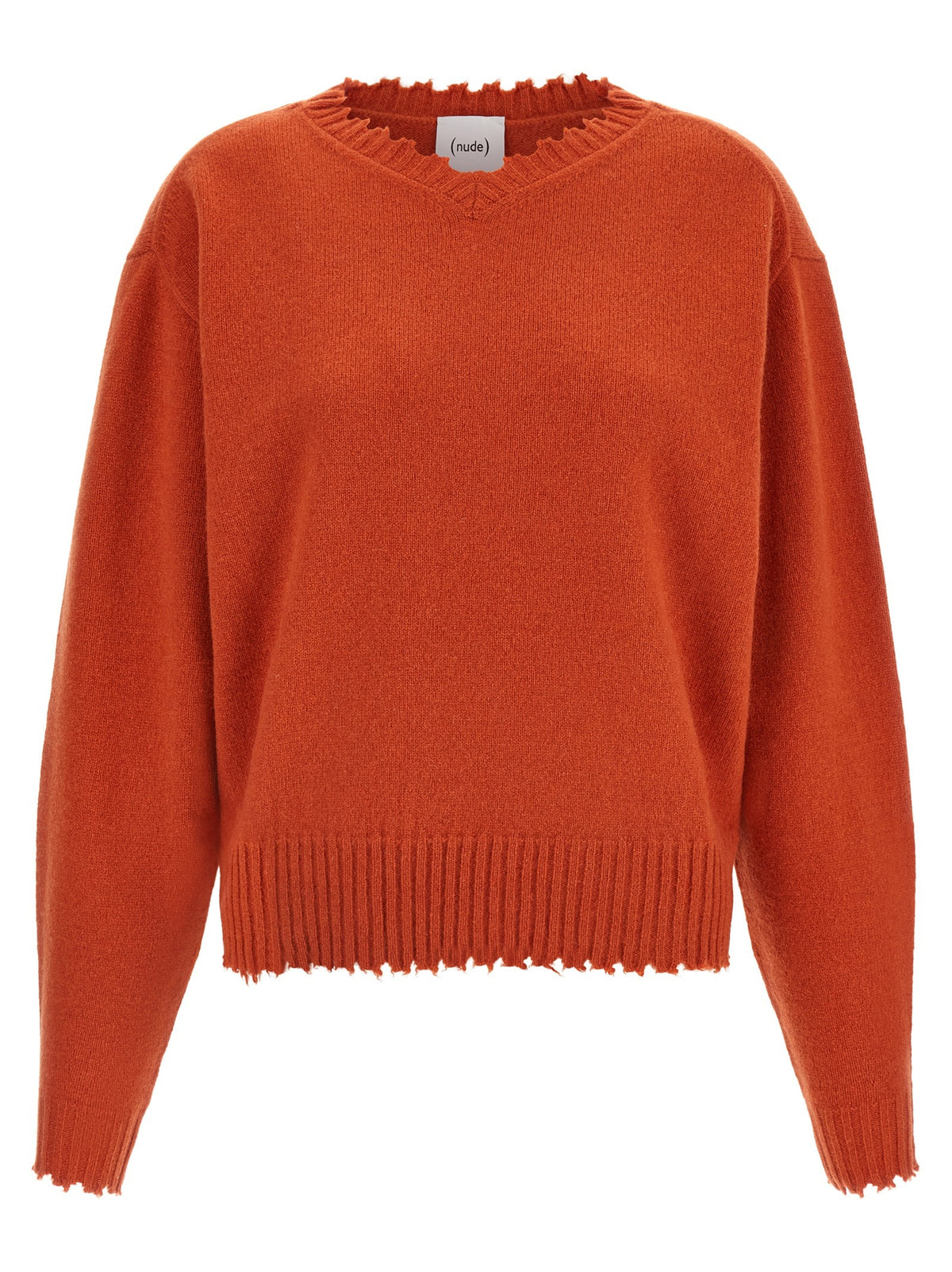 Fringed hem sweater