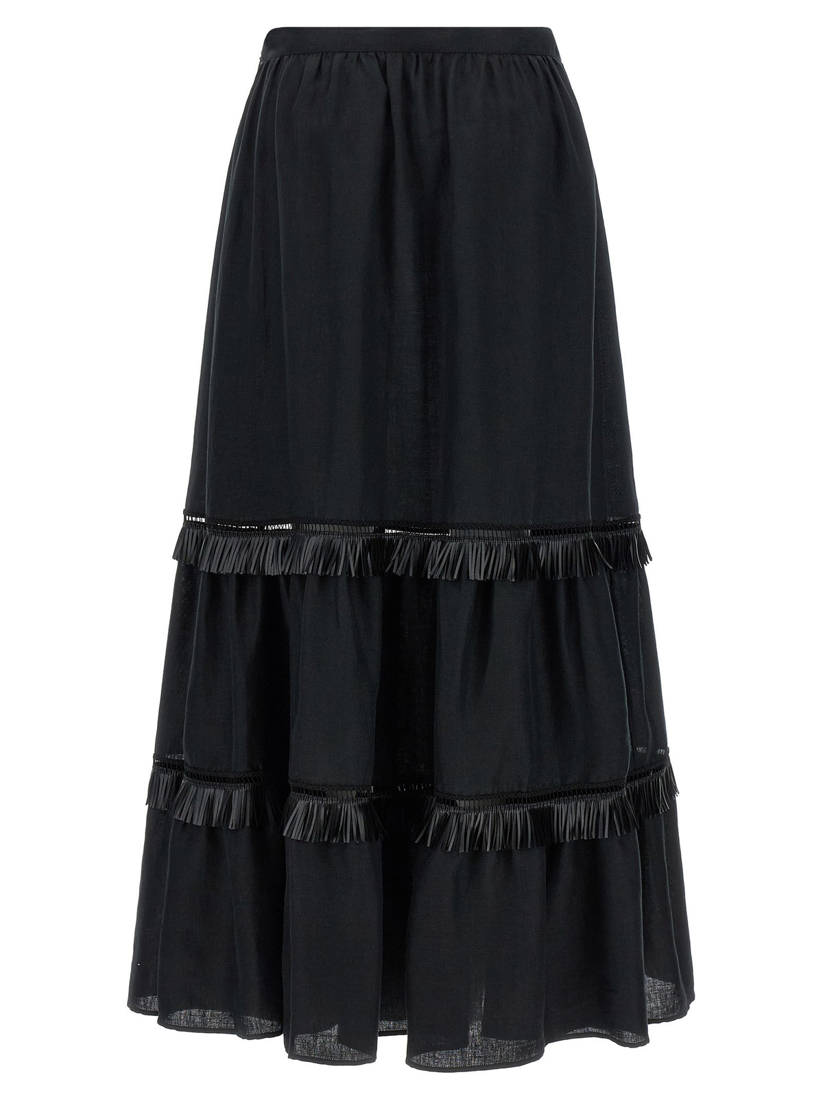 Fringed skirt