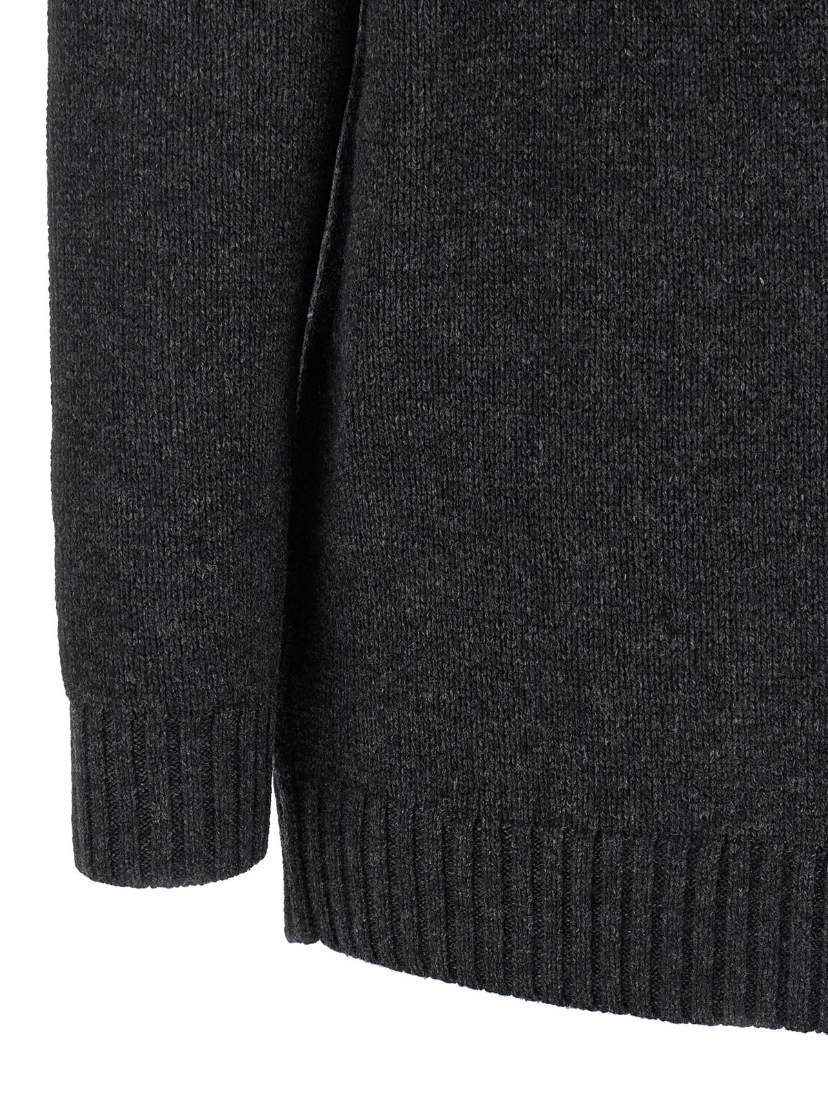 Fur insert cardigan