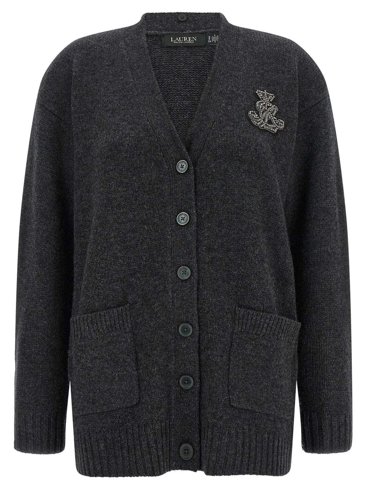 Fur insert cardigan