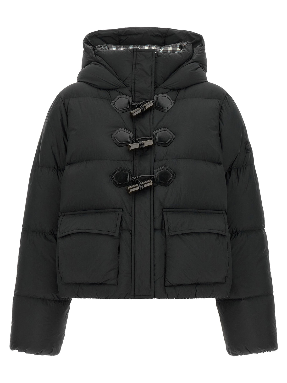 Future Nylon black down jacket