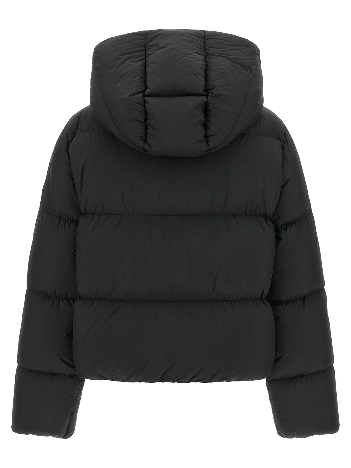 Future Nylon black down jacket