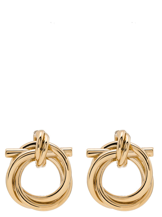 'Gancini Torchon (S)' earrings