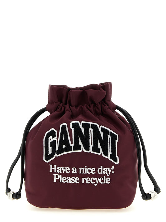 حقيبة 'Ganni Logo' الصغيرة