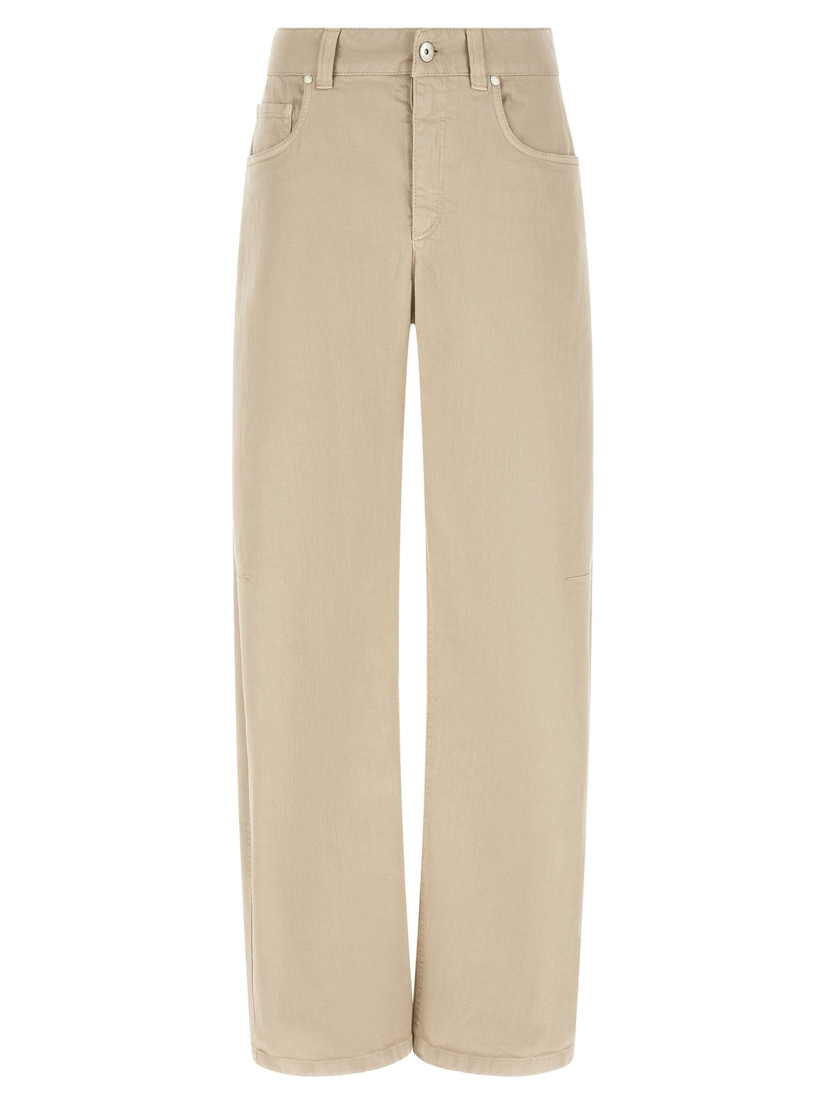 Garment-dyed jeans