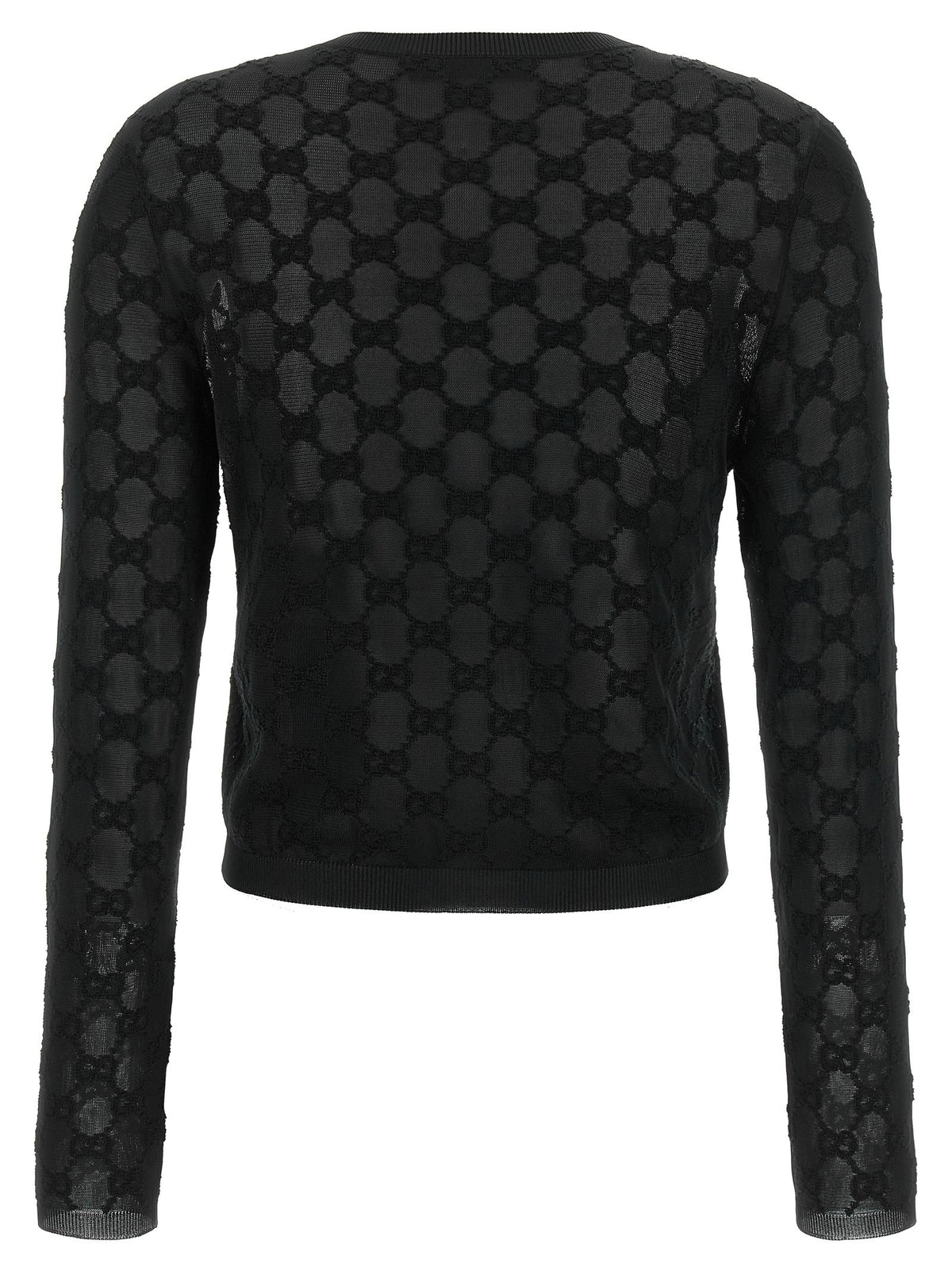 GG embroidery cardigan