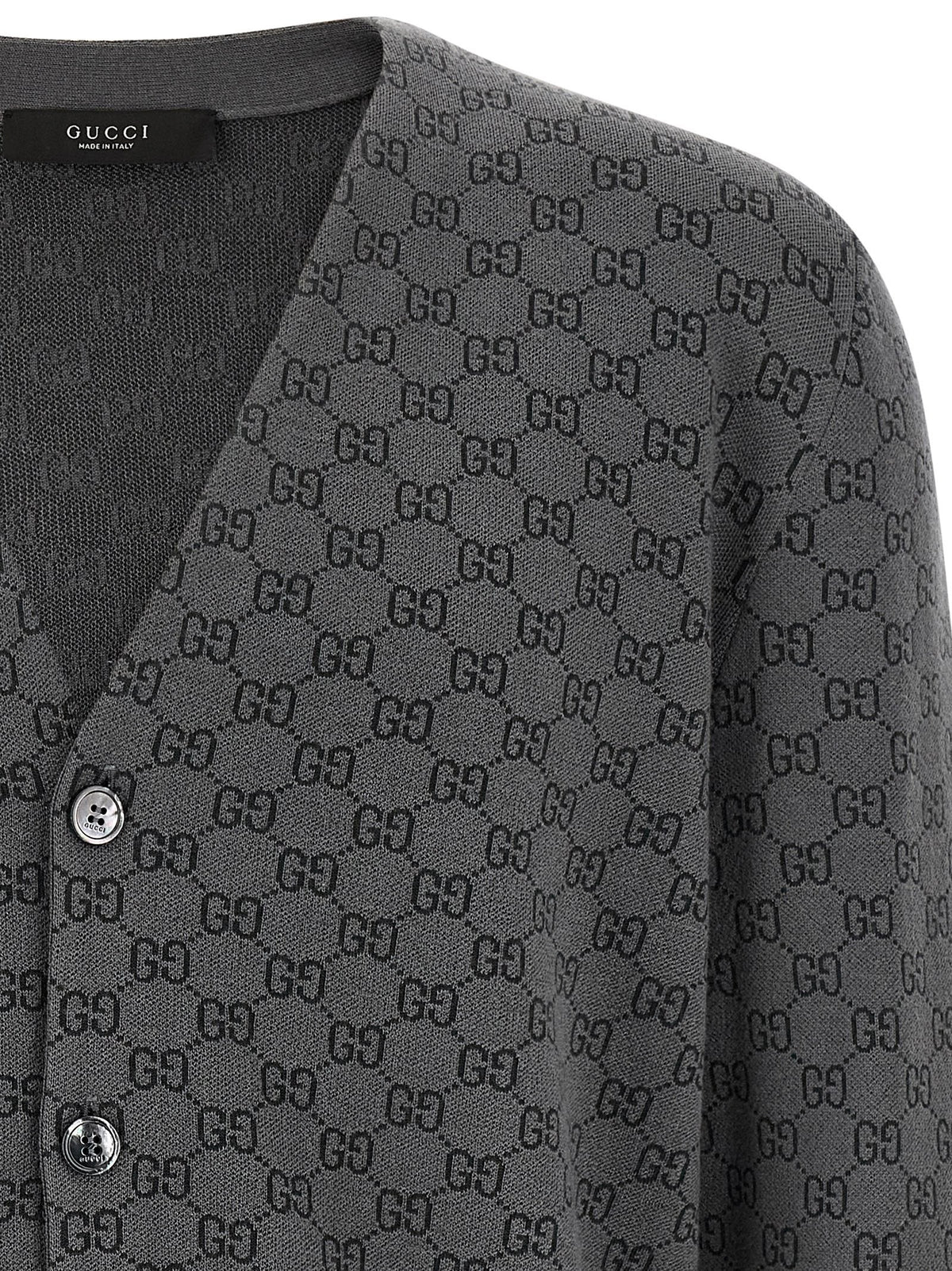 GG wool and silk cardigan