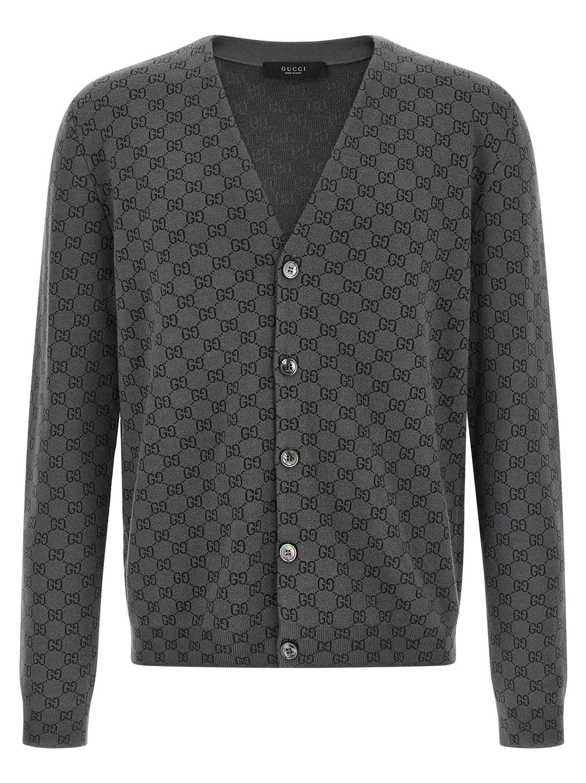 GG wool and silk cardigan