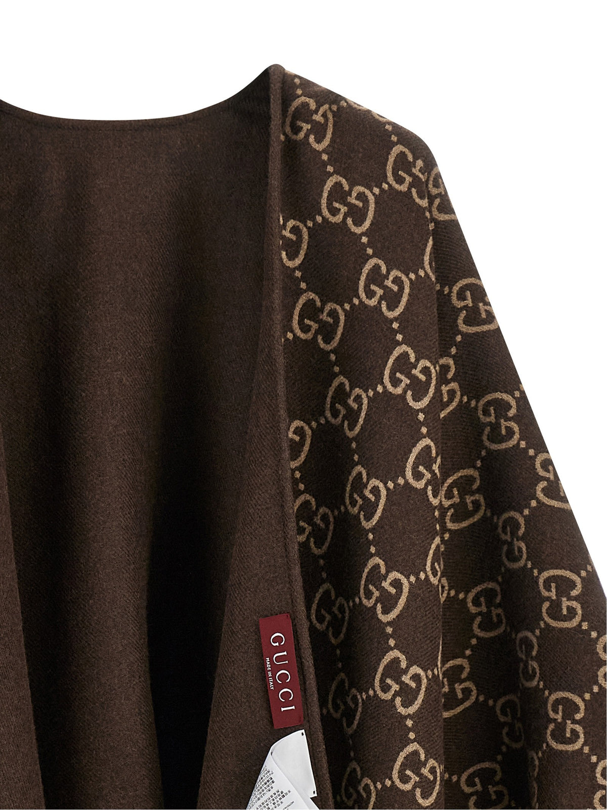 GG wool cape