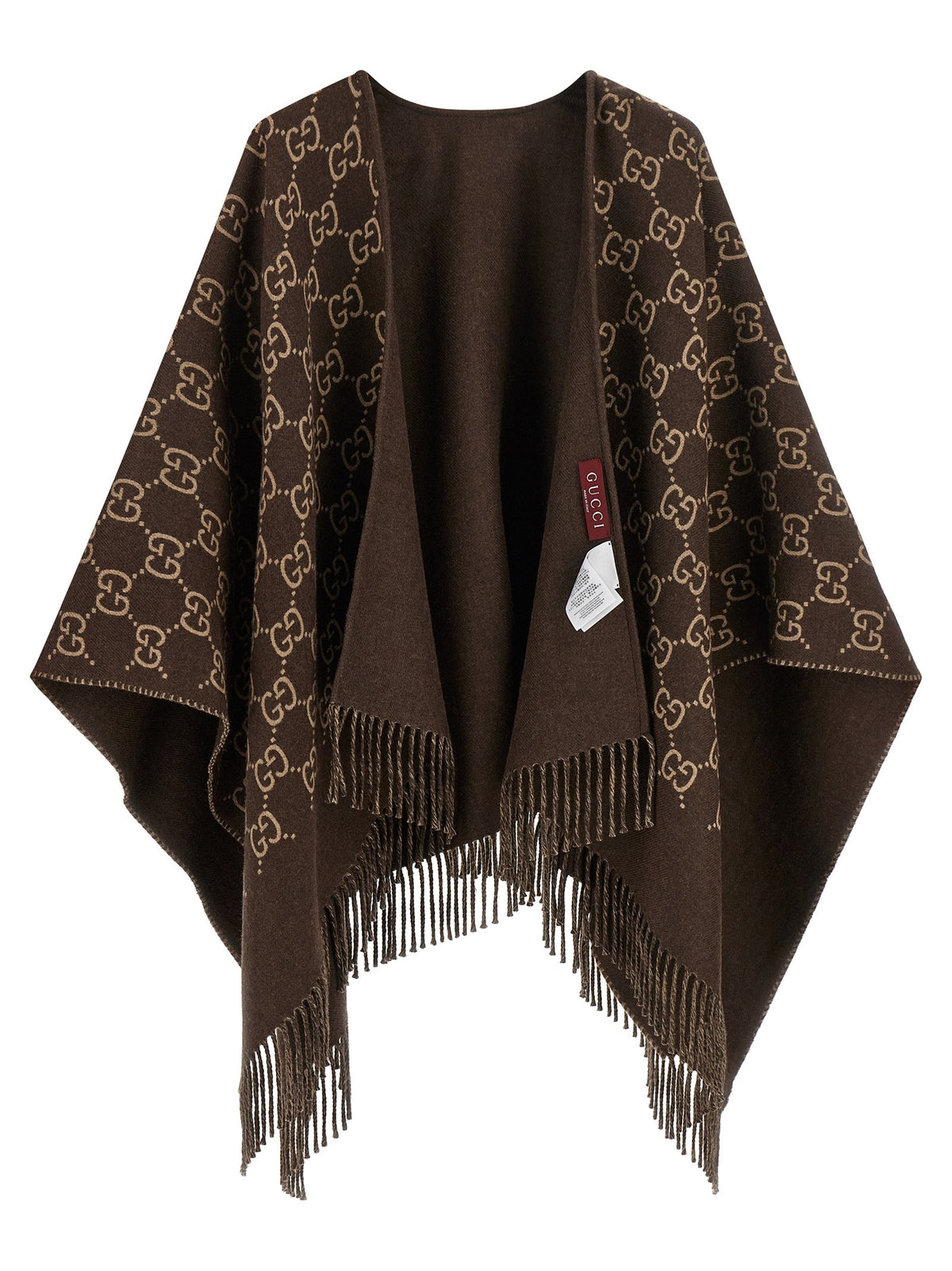 GG wool cape