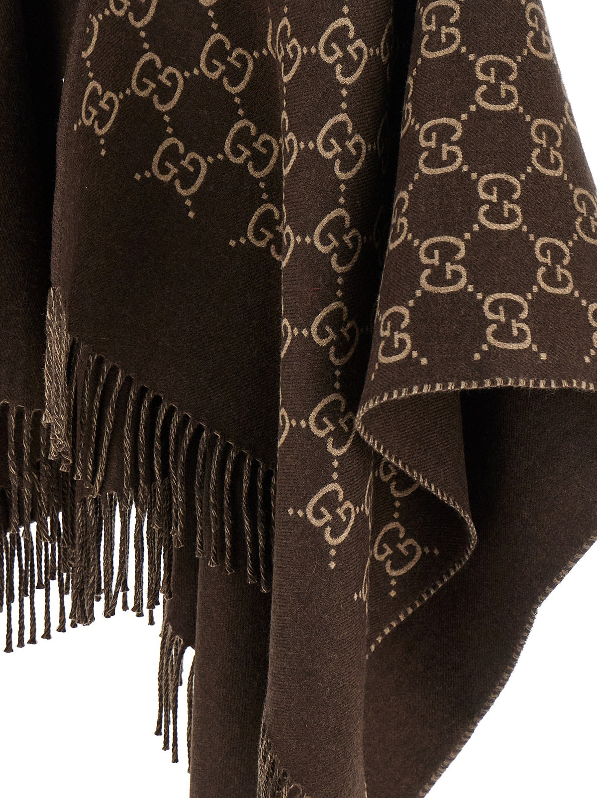 GG wool cape
