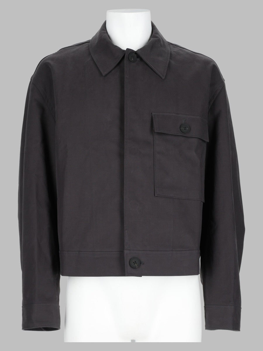 Giacca Cropped In Cotone