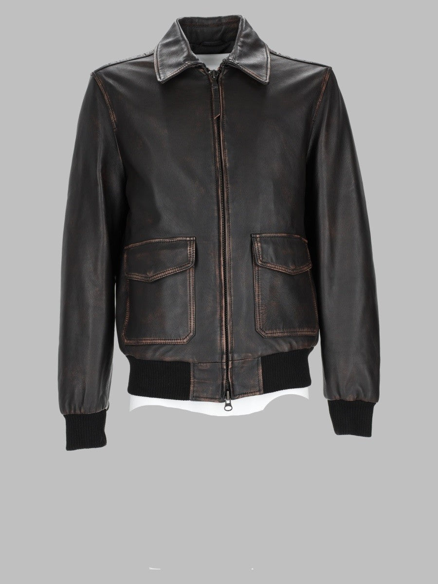 Giacca in Pelle