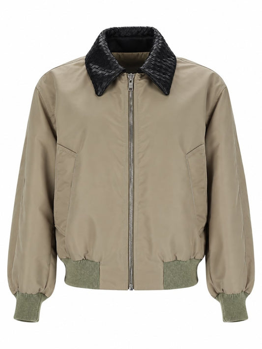 Giacca In Satin Con Colletto Intrecciato