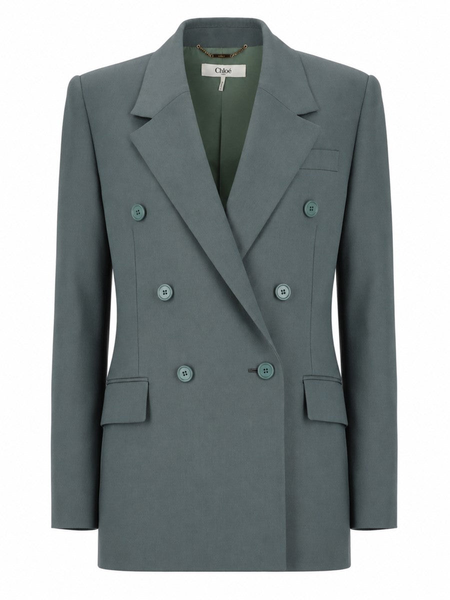 GIACCA SARTORIALE DOPPIOPETTO IN GABARDINE