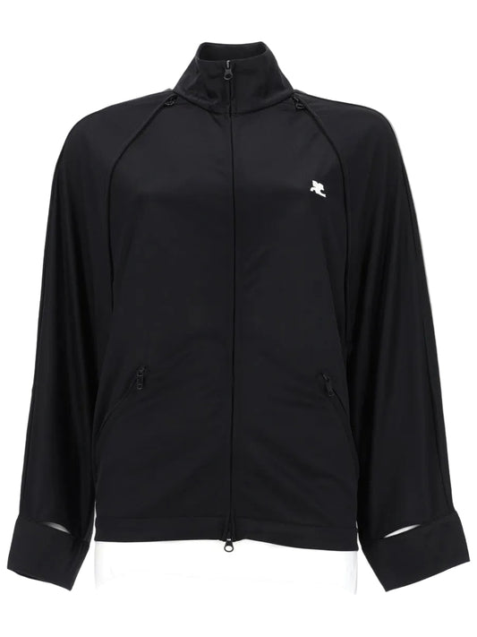 GIACCA TRACK CON MANICHE CUT-OUT