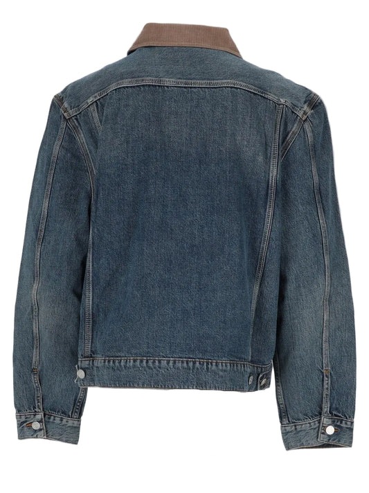 Giacca "Trucker" in Denim con Zip