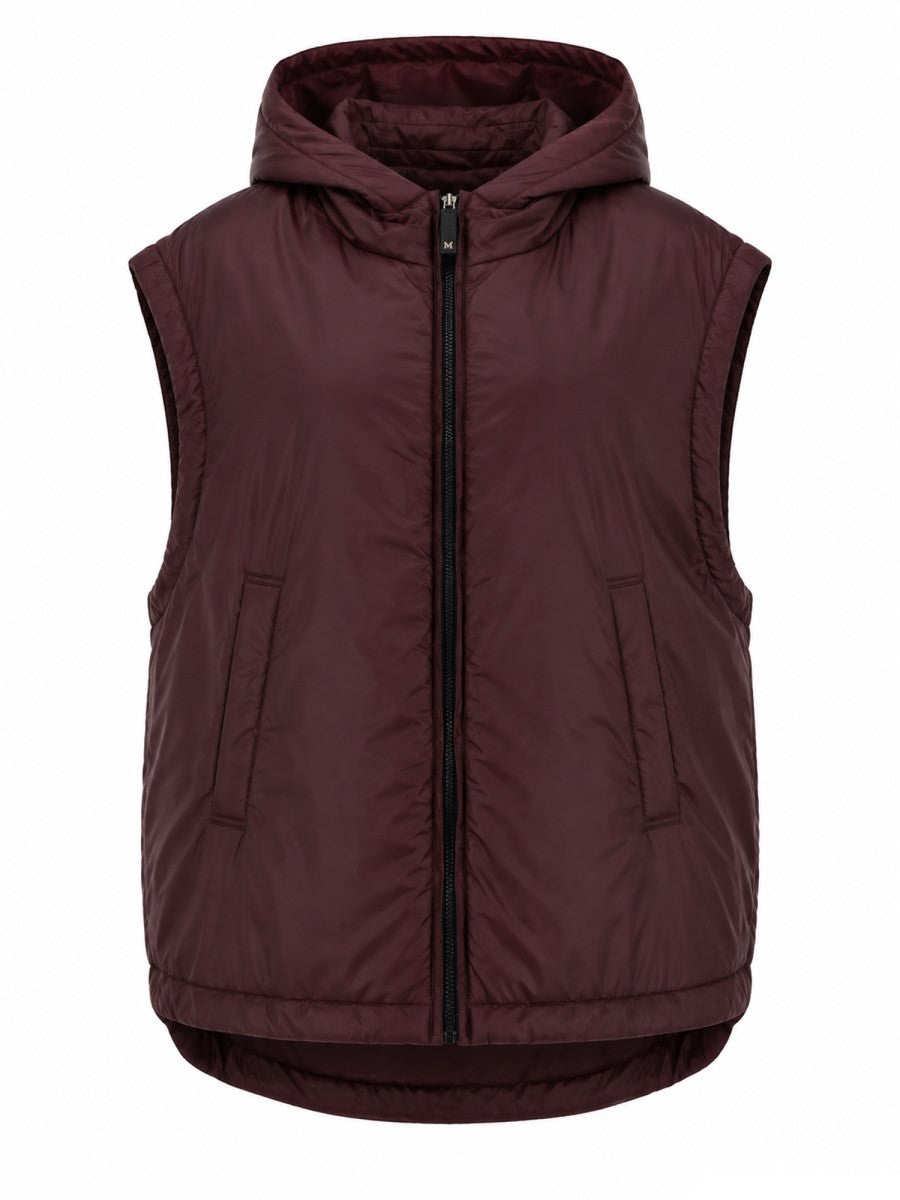 GILET IMBOTTITO CON CAPPUCCIO