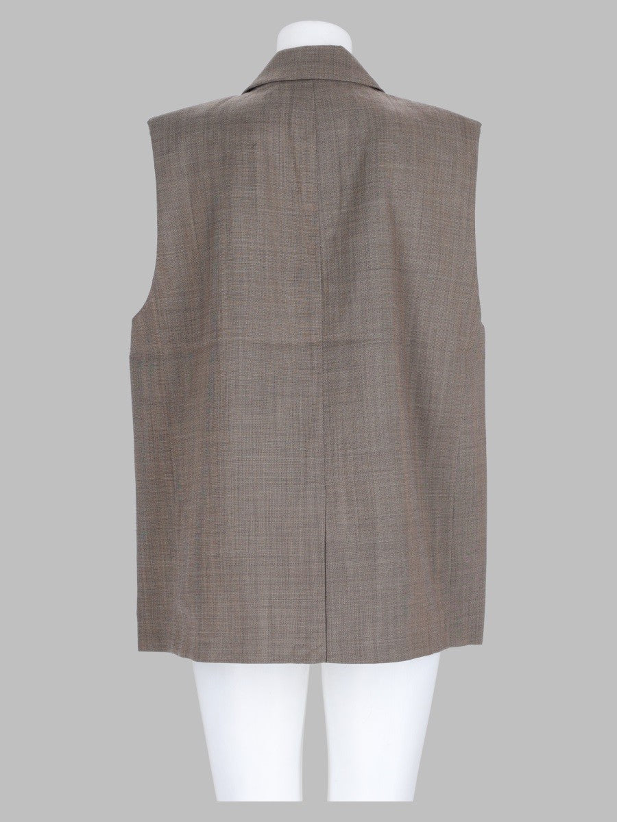 Gilet in Misto Lana Mélange