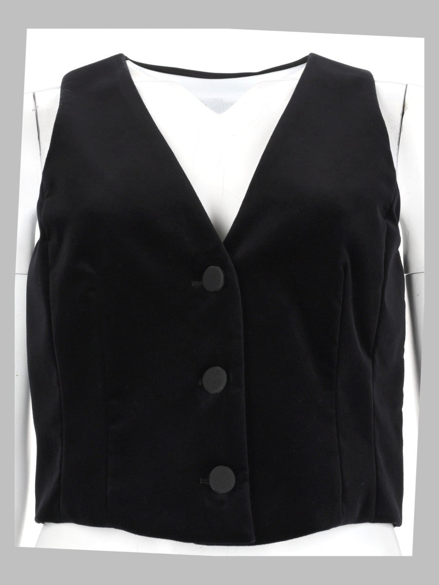 Gilet in Velluto Liscio