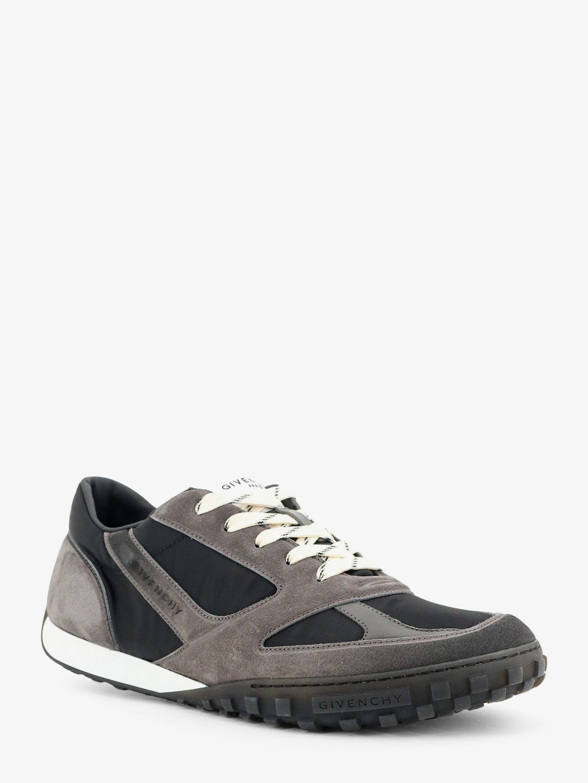 Glide nylon and suede sneakers