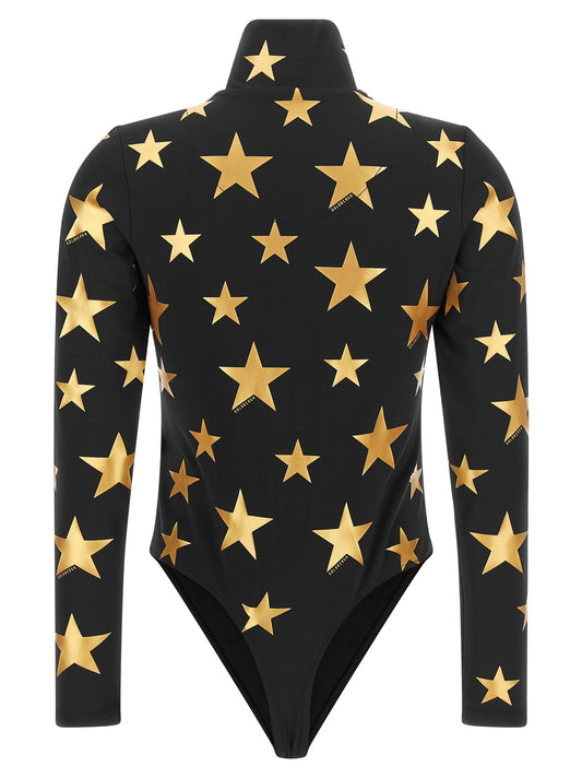 Gold 'Emiri' ski bodysuit