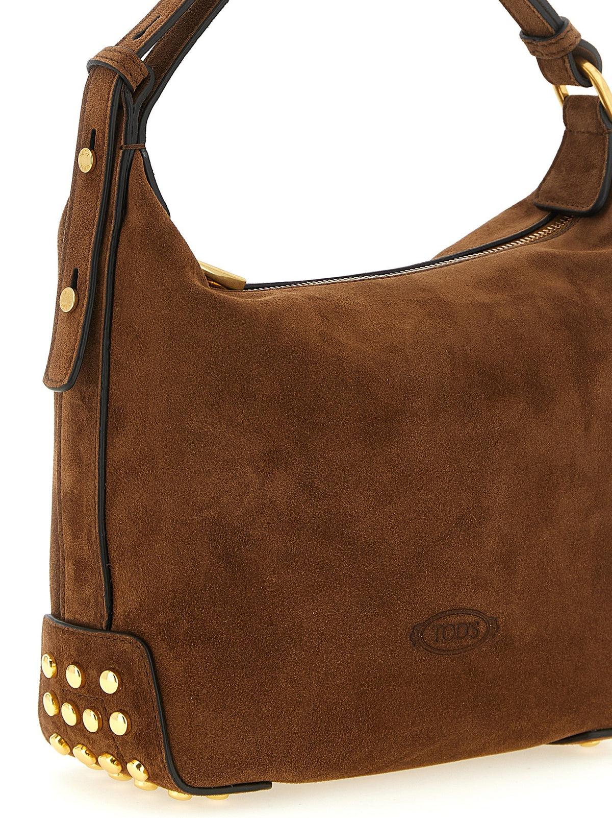 'Gommini' mini suede shoulder bag