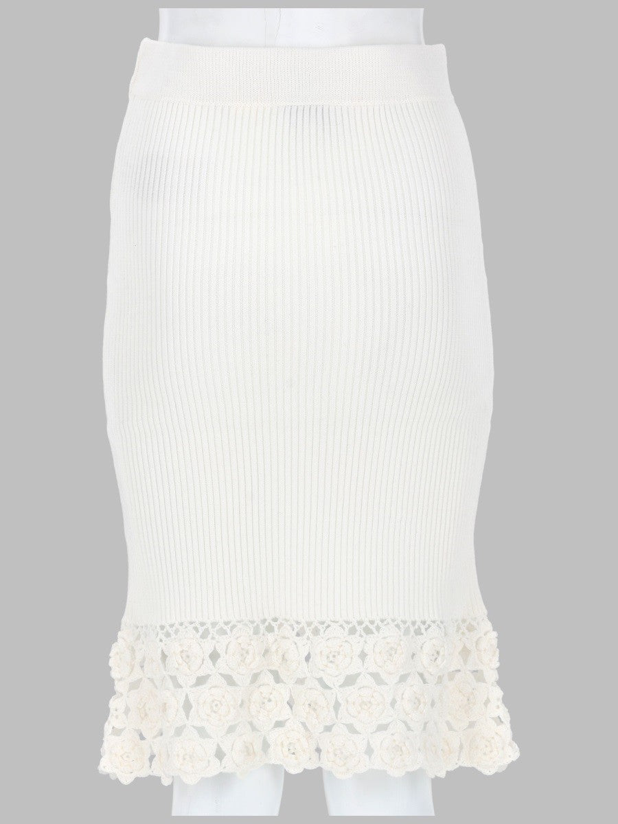 GONNA CON BORDO IN CROCHET