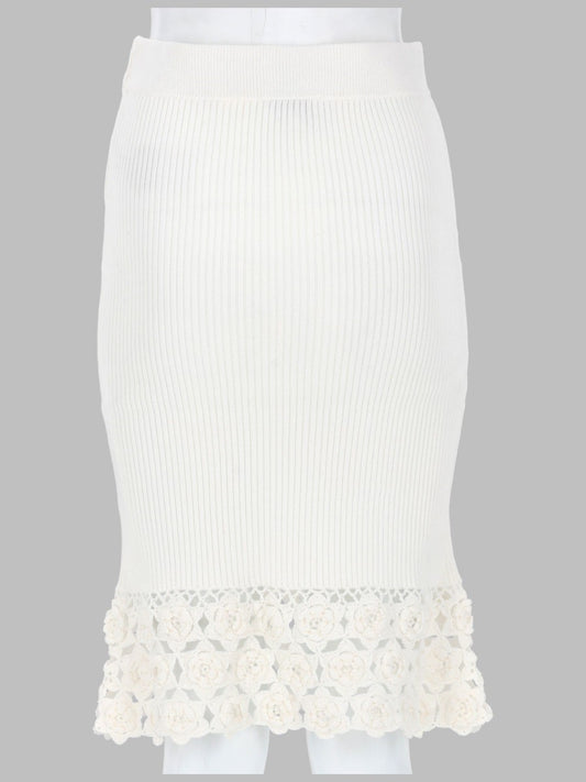 GONNA CON BORDO IN CROCHET