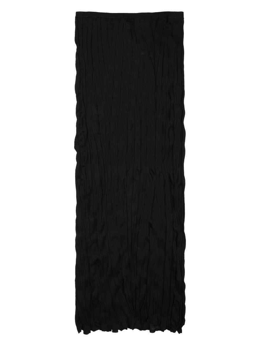 GONNA MIDI IN MAGLIA INCRESPATA