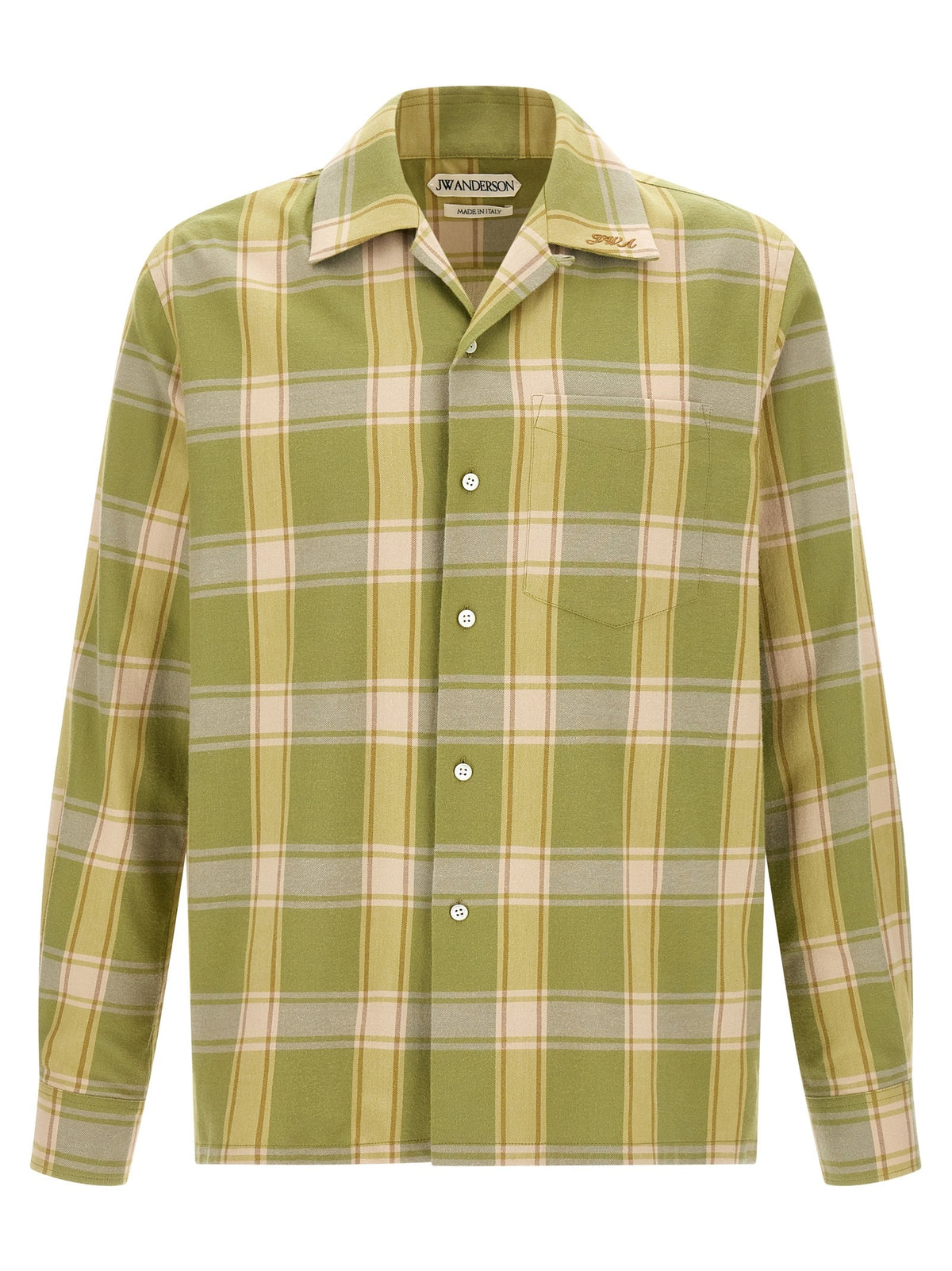 Green check shirt