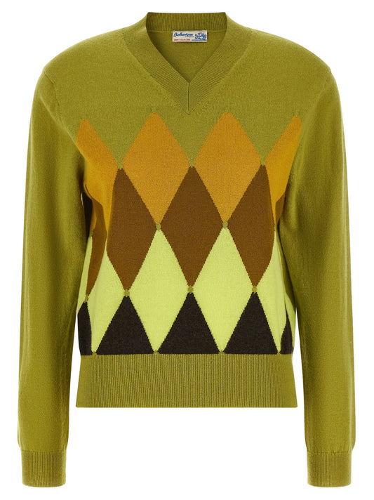 Green 'Diamond' sweater