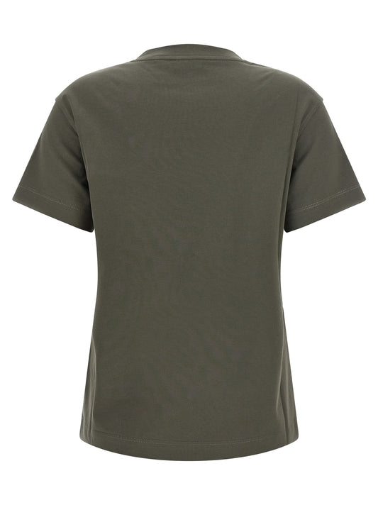 Green 'Shiny Tab' T-shirt