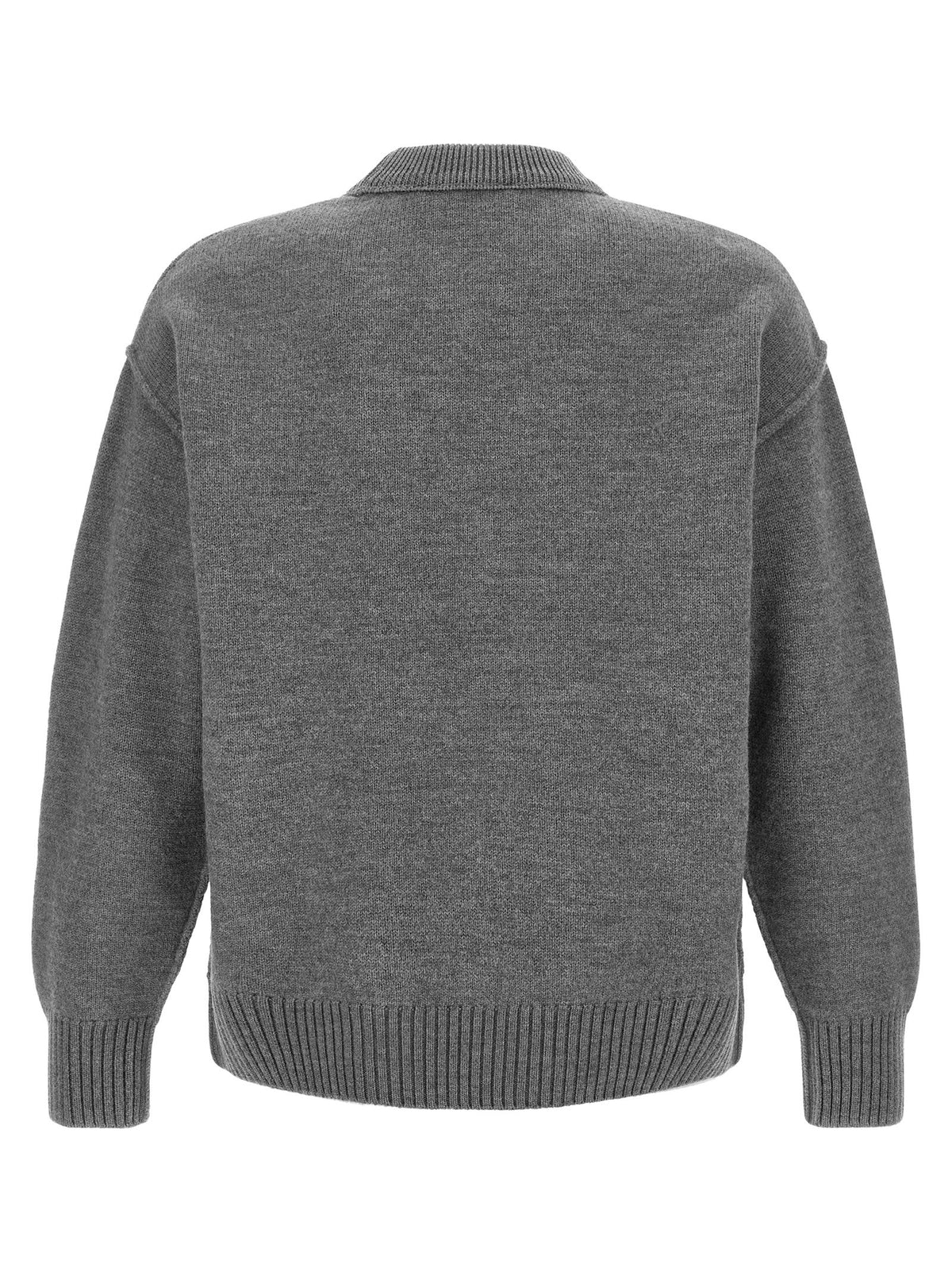 Grey 'Ami de Coeur' sweater