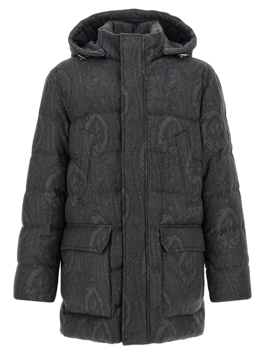 Grey 'Arnica' down jacket