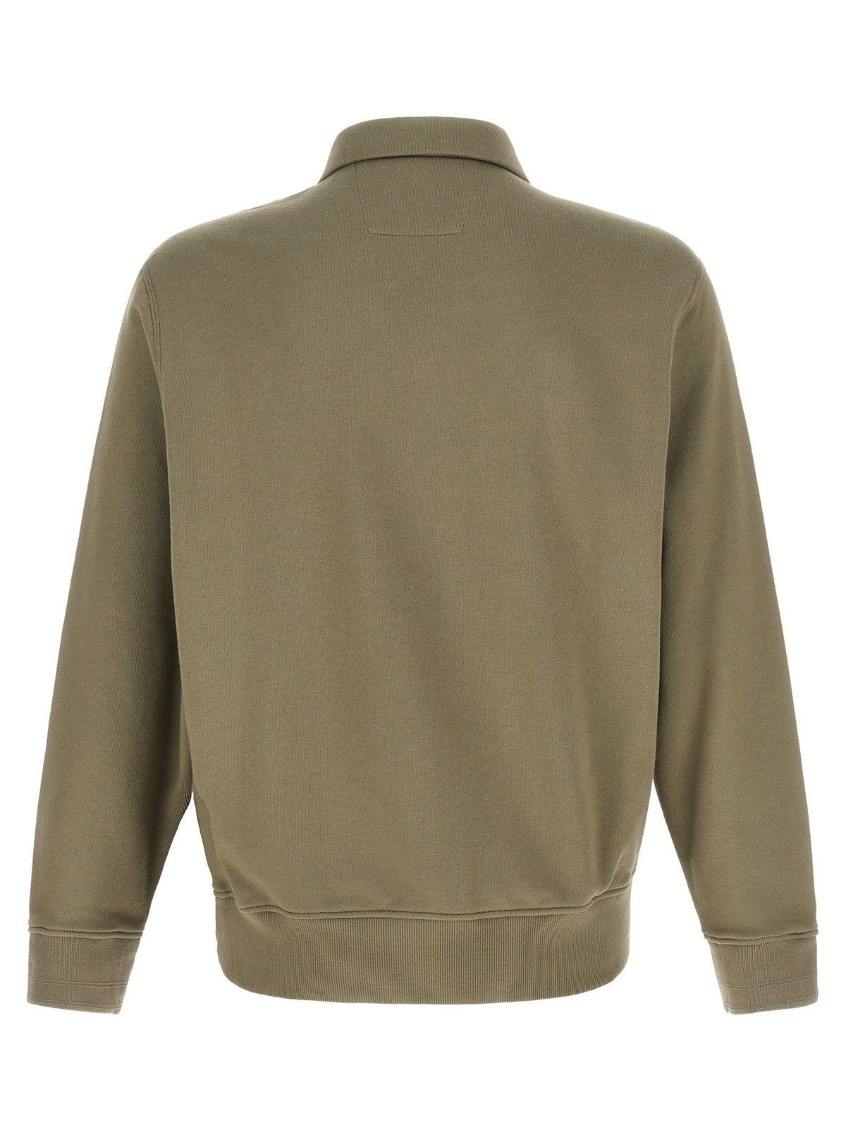 Grey cotton fleece sweatshirt