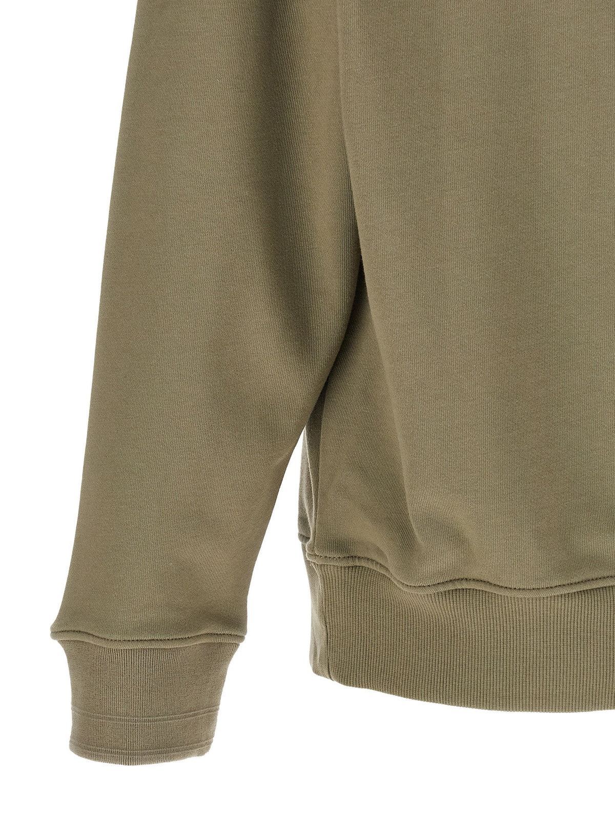 Grey cotton fleece sweatshirt