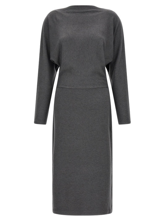 Grey cozy dress