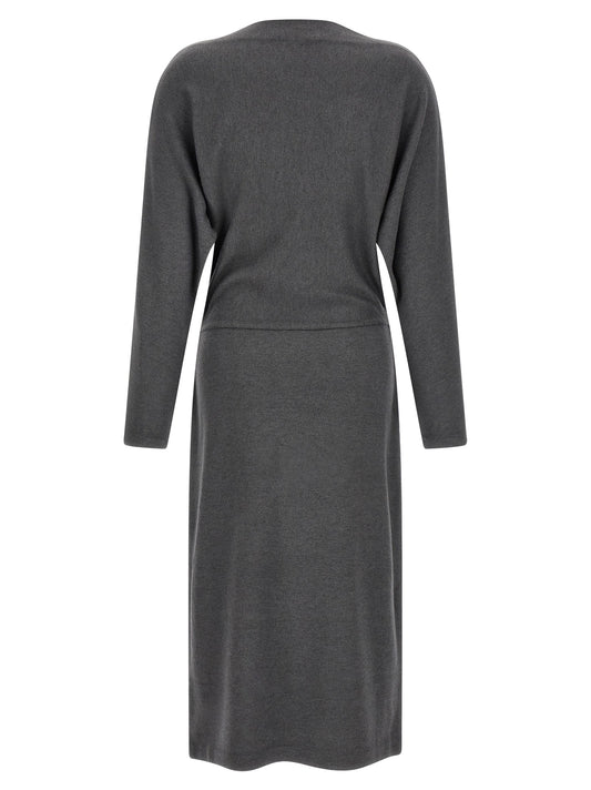 Grey cozy dress