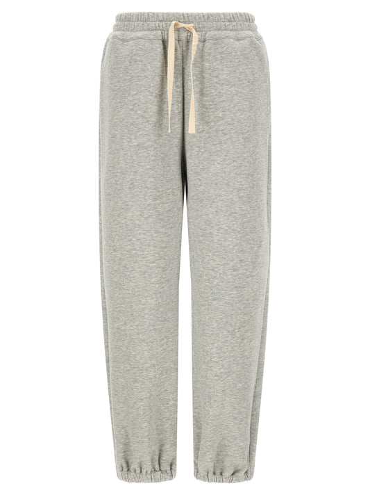 Grey scuba jersey joggers