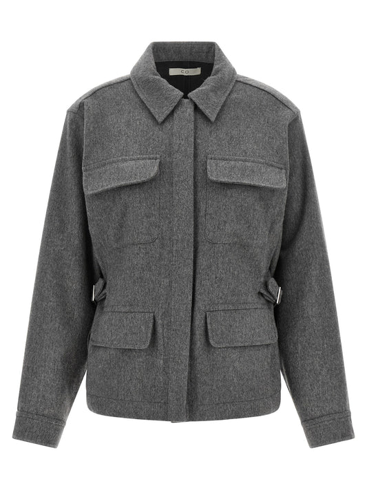 Grey 'Workwear' overshirt