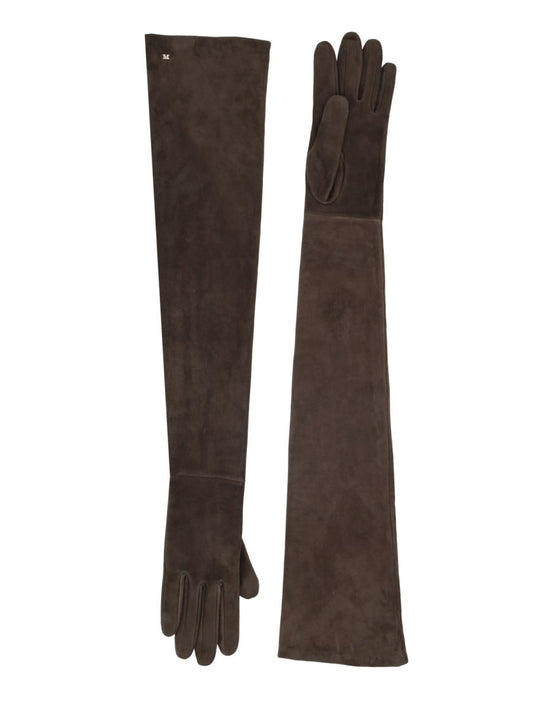Guanti Lunghi In Suede