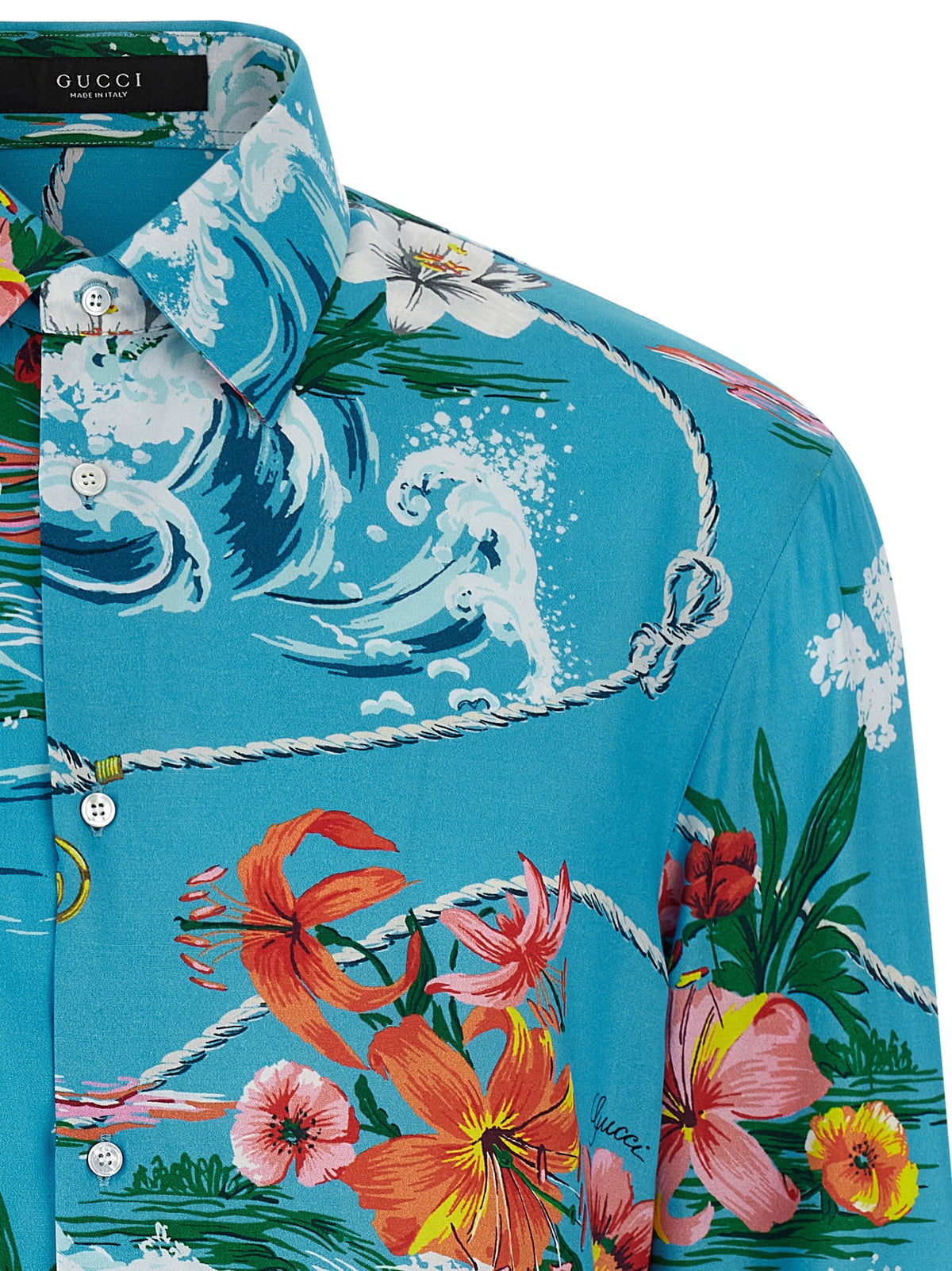 Gucci floral print shirt