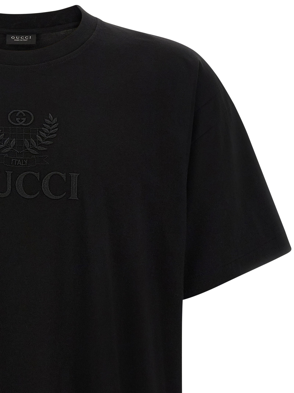 'Gucci Incrocio GG' embroidered T-shirt