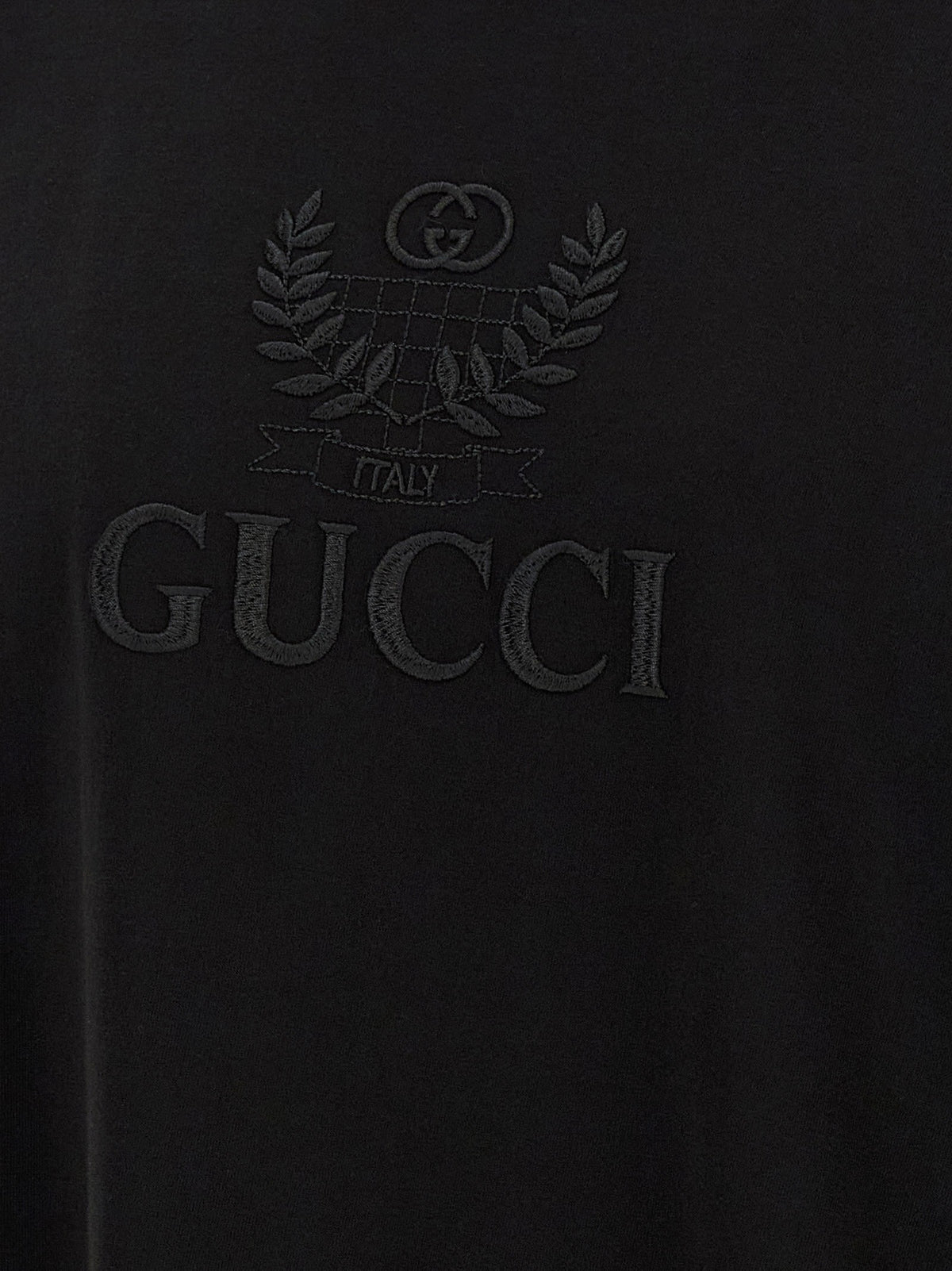 'Gucci Incrocio GG' embroidered T-shirt