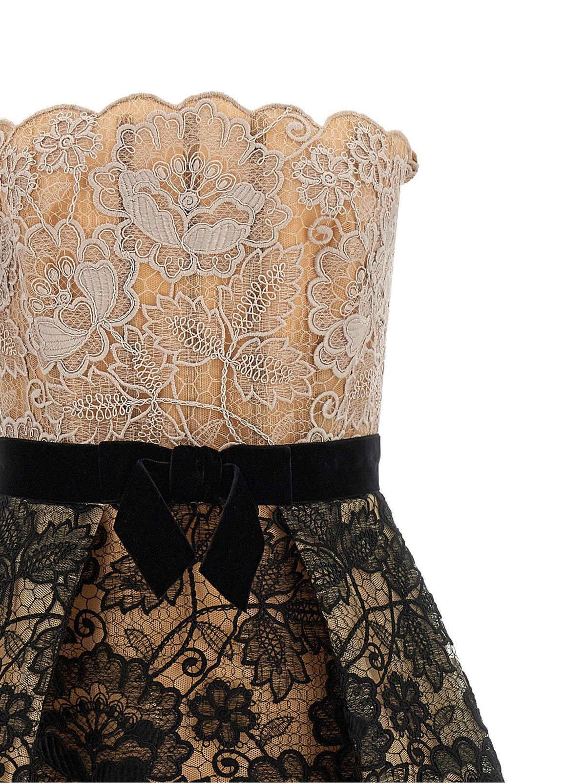 Guipure lace dress