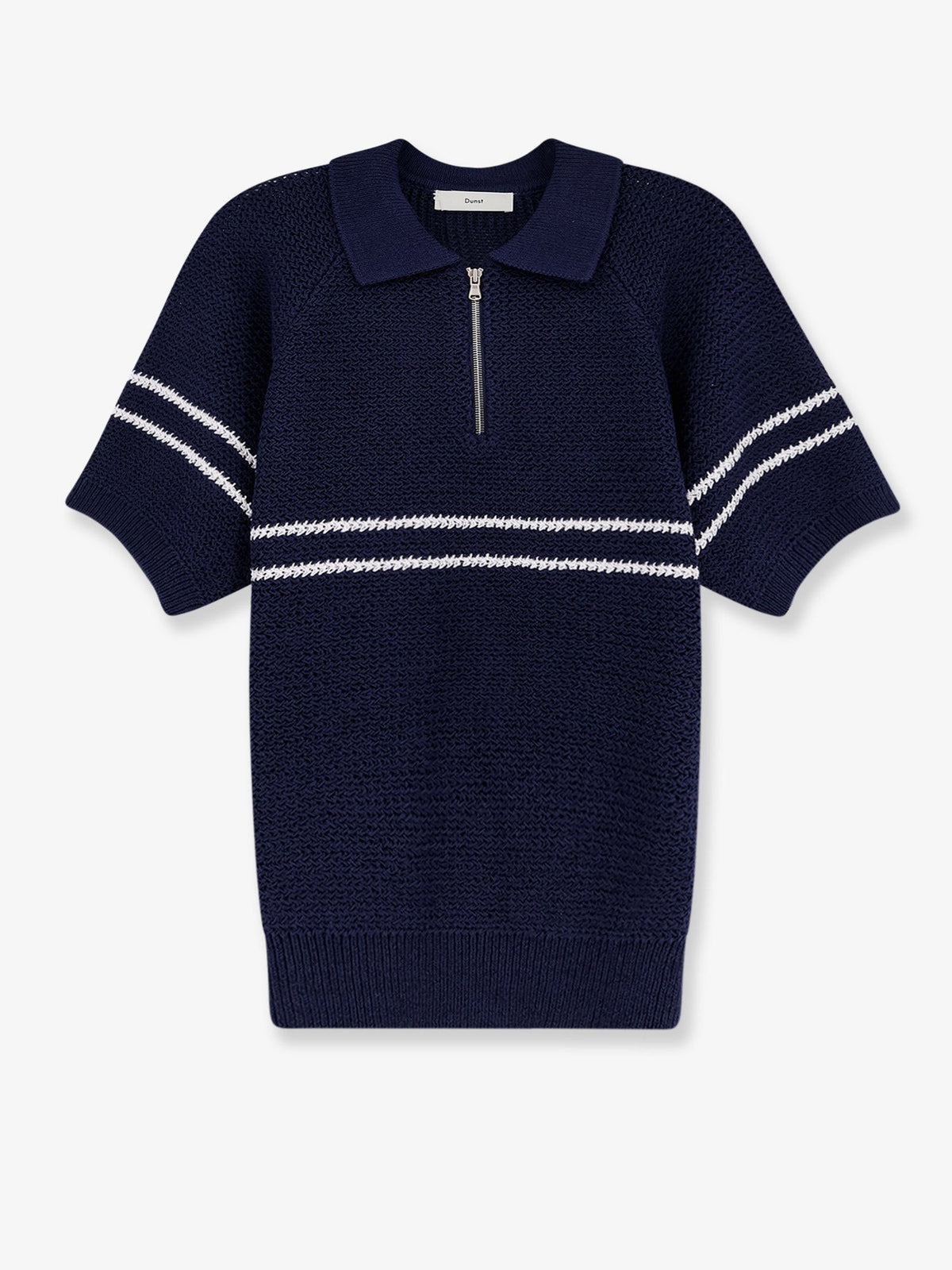 Half-Zip cotton blend sweater