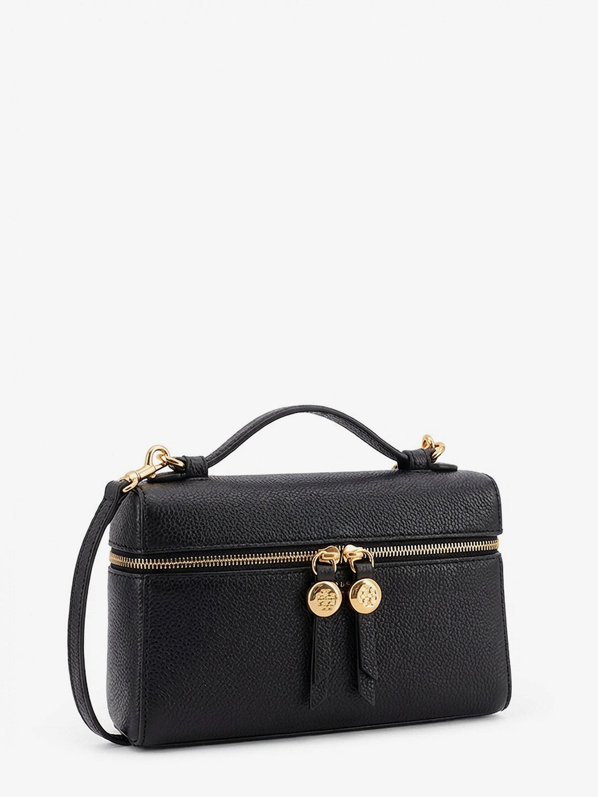 Hammered leather Romy slim shoulder bag